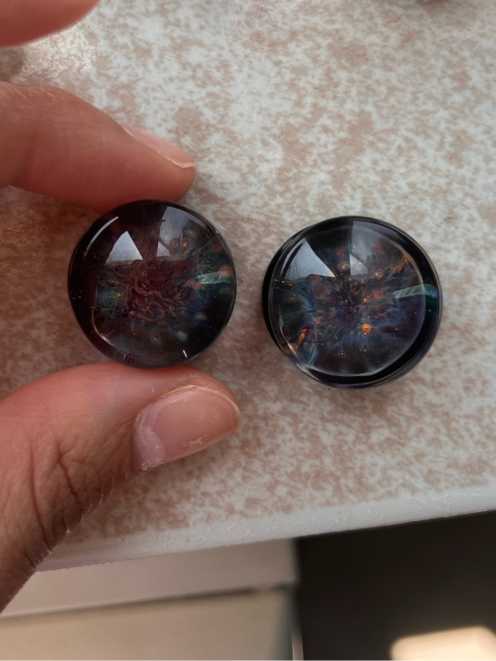 Glasswear Studios Planet Glass Plugs Double Flared 19mm